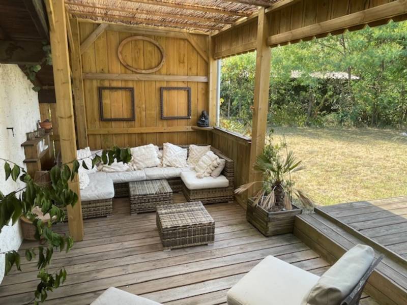 cherche maison type landaise avec grand jardin et piscine à acheter à GUJAN MESTRAS