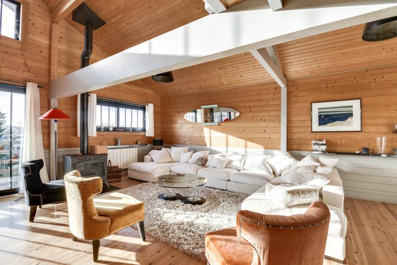 Maison en bois avec piscine LA TESTE DE BUCH Le port-le Canelot 